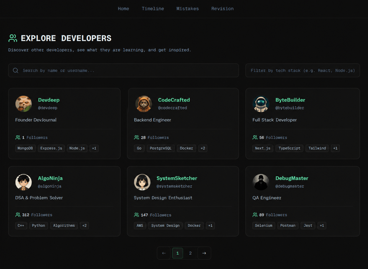 Learn from other developers.